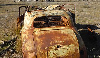 voiture oxydée